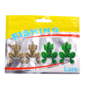 Bán buôn đa-màu mềm ếch lure Mồi Câu Cá 5.2g/6cm ếch lure với móc đơn nhân tạo ếch Mồi Câu Cá - Product Image 6