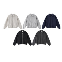 Fabricants de vêtements personnalisés hommes haut de gamme brouillard 445 grammes haute qualité vêtements de travail d'hiver sweat-shirt veste européenne américaine
