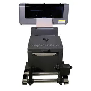 Ocinkjet A3 + simple/double xp600 i3200 têtes imprimante DTF pour l'impression de vêtements avec logiciel SAI Flexi sans tête d'impression et secoueur