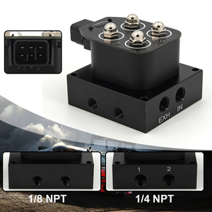12v Viair סולנואיד שסתום אוויר השעיה נסיעה סעפת שסתום בלוק רכב ומשאית (0-300psi) - Product Image 5