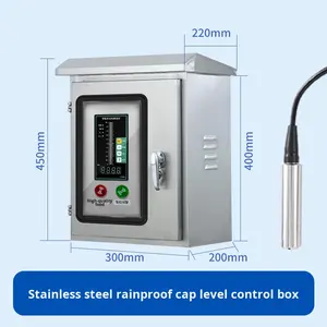 TAIHUA Capteur <span class=keywords><strong>de</strong></span> niveau <span class=keywords><strong>d</strong></span>'<span class=keywords><strong>eau</strong></span> en acier inoxydable étanche à la pluie IP68 Transmetteur submersible Boîte <span class=keywords><strong>de</strong></span> contrôle <span class=keywords><strong>d</strong></span>'alarme <span class=keywords><strong>Installation</strong></span> extérieure - Product Image 6