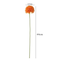 Fleur Artificielle Dandelion Oignon Boule Simple Blanche Champagne Faux Plastique pour Décoration de Chambre Style Pastoral Modèle