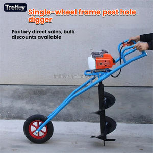 Perforadora de Tierra Ligera de Una Rueda para Cavar Agujeros con Motor de 99cc y Embrague Centrífugo - Product Image 5