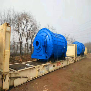 Glaspulver-Schleifkugelmühle mit Wechselstrommotor 10 Tonnen Keramik-Kugelmühle Steinmahlwerk zum Verkauf Gebrauchte Kugelmühle - Product Image 1