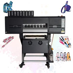 5113 Head Flatbed Inkjet Printer Digital for Lanyard High Speed Double Ribbon New 1 Year Warranty - Product Image 1