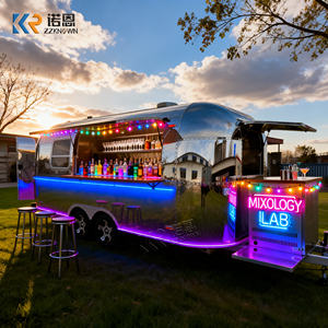 मोबाइल फूड ट्रेलर्स पूरी तरह से सुसज्जित स्ट्रीट फूड कार्ट ट्रेलर स्ट्रीट वेंडिंग कार्ट्स मोबाइल स्नैक आउटडोर फूड कार्ट - Product Image 6