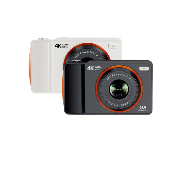 H14 New 4K Digital Camera 2.4" Screen 64MP Photo 16x Digital Zoom Auto Focus Flash Light Lithium Battery Student Vlogging Camera