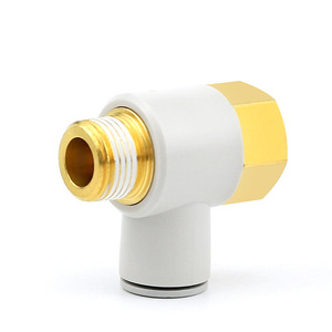 ข้อต่อเกลียวเดี่ยว DDE Dade Pneumatics รุ่น KQ2VF04/06/08/10/12-M5/01/02/03/04S อุปกรณ์โลหะ - Product Image 2