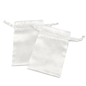 ถุงผ้าไหมซาตินแบบมีเชือกผูก สำหรับใส่ของขวัญ/เครื่องประดับ/เครื่องสำอาง/โทรศัพท์มือถือ/รองเท้า/ของใช้จุกจิก  แบบสั่งทำได้ ใช้ซ้ำได้ ดีไซน์สวยหรู - Product Image 3