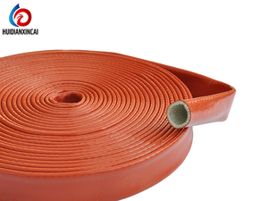 Manchon de protection tubulaire en fibre de verre ignifuge et résistant aux hautes températures, personnalisé en usine - Product Image 4
