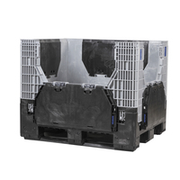 Grande caisse empilable en plastique pliable Caisse pour fruits et légumes