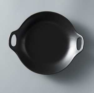 Plato de <span class=keywords><strong>sushi</strong></span> de disco binaural, vajilla de cerámica, plato de fruta, esmalte mate - Product Image 4
