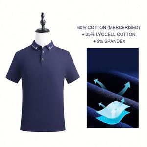 Design Oem Factory Custom Logo Bulk Supplier Unisex Polo Graphic T-Shirt for Men Promotional <b>Gifts</b> Company T-shirt - Product Image 5