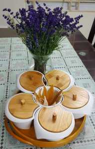 El mejor precio para las importaciones de productos químicos nocivos delicado producto de madera pasta tazones venta al por mayor - Product Image 2