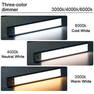 ไฟแม่เหล็ก LED แถบยาวแบบอัจฉริยะไฟ USB แบบชาร์จไฟได้สำหรับตู้เสื้อผ้าไฟติดตู้ในห้องครัว - Product Image 3