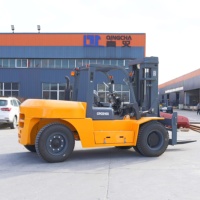 Chariot élévateur QINGCHA 10 tonnes 12 tonnes diesel avec cabine et climatisation