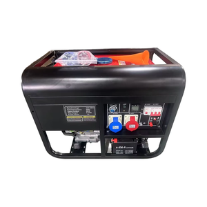Portable 6kw 8kw 10kw 4 Stroke Single Cylinder Open <b>Gasoline</b> Generators With Auto Start 3 Phase Dual Voltage 220V/380V 50hz - Product Image 1