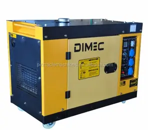 PME8000SE 6KW דיזל גנרטור שקט 1 או 3 שלב של 192FE מנוע