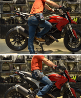 Sac de jambe de moto en gros avec sac de téléphone portable d'écran tactile