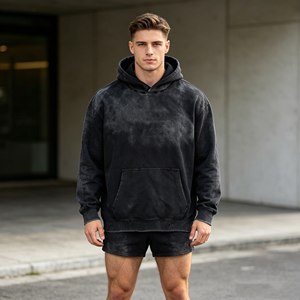520gsm Oversized Hoodie Men Vintage Cotton Casual Hooded <b>Sweatshirt</b> Trendy Baggy Basic Hoodies <b>Retro</b> Pullover Streetwear - Product Image 6