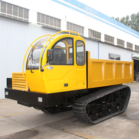 Dumper chenillé robuste neuf de 10 tonnes, direction à gauche, 4x4, pour le transport de minerai en tunnel souterrain et les stockages