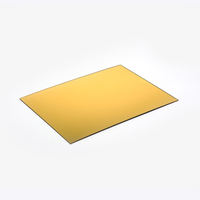 Plaque miroir acrylique dorée et argentée de 1,8 mm, 2 mm, 2,5 mm – Fournisseur d'usine