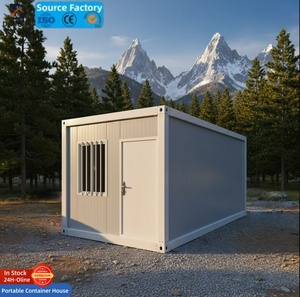 Casas Contenedor Prefabricadas de Lujo de 20 pies y 40 pies <span class=keywords><strong>con</strong></span> Dormitorio, Baño, Paquete Plano, Casa Modular Prefabricada - Product Image 1