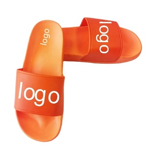 Giày Dép Đế Xuồng Màu Trắng Tùy Chỉnh OEM Xăng Đan PVC, Dép Đi Trong Nhà Logo Tùy Chỉnh Xăng Đan Trượt Trơn Cho Nam, Dép Đi Trong Nhà Trượt Logo Tùy Chỉnh Màu Đỏ - Product Image 2