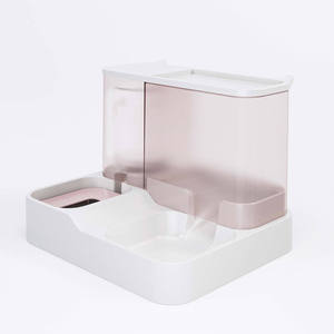 2024 New Plastic <b>Cat</b> & Dog 2-in-1 Automatic <b>Feeder</b> and Water Dispenser with Leak Proof Design - Product Image 2