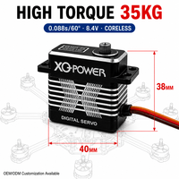 Servomoteur numérique métallique sans noyau 35kg 45kg à haute vitesse et couple élevé pour direction RC 1/5, qualité industrielle, direct usine