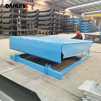 Nouvelle Rampe de Chargement Hydraulique Fixe pour Quai, Antidérapante avec Plaque à Carreaux, Montée en Puits pour Entrepôt