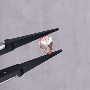 เพชรทรงลูกแพร์ RST 1 กะรัต 2 กะรัต เพชร CVD ที่เพาะเลี้ยงในห้องปฏิบัติการ สีชมพูสดใสแฟนซี พร้อมใบรับรอง IGI - Product Image 3