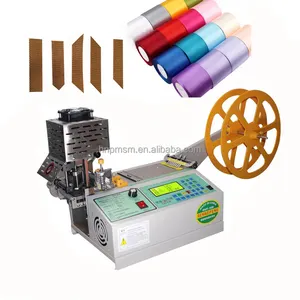 Factory Sale Nylon Webbing Cutter Hot Cutting Professional Polyester Ribbon Cutting Machine Automatic Label Cutting Machine