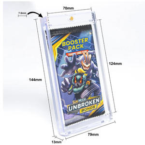 Porte-<span class=keywords><strong>cartes</strong></span> magnétique léger en ABS pour <span class=keywords><strong>cartes</strong></span> de sport, anti-RFID, design personnalisable, pour <span class=keywords><strong>cartes</strong></span> de baseball et <span class=keywords><strong>cartes</strong></span> de visite - Product Image 4