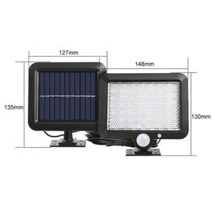 Antuke <b>Solar</b> Led <b>Street</b> <b>Light</b> 127x135mm Outdoor Wall <b>Light</b> With Motion Sensor For Garage Courtyard Lighting - Product Image 4