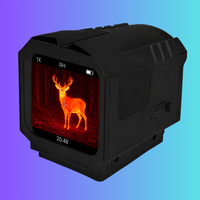Caméra thermique portable de type point rouge mini 256x192, dispositif d'observation compact pour l'extérieur