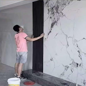 SPC ad alta lucentezza + pannello a parete flessibile da 4mm per palestra scala ospedaliera-Design moderno impermeabile ignifugo - Product Image 6