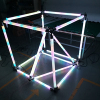 360 Degrés Extérieur 50mm DC24V DMX 2M Led RGB Pixel Tube
