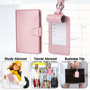 Juego de Etiqueta de Equipaje y Porta Pasaportes de Cuero PU con Logotipo Personalizado, Regalo Empresarial de Lujo en PVC Suave para Bolsas de Viaje y Recuerdos - Product Image 5