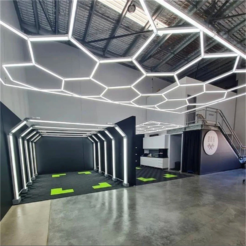 Customized Hexagonal Led Lights for Ceiling Light Strips Led for Garage Room Led Honeycomb Light