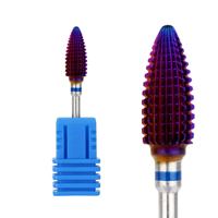 Brocas de carburo de tungsteno para uñas, brocas de carburo para cutículas, brocas de carburo para uñas xxc