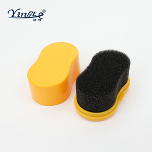 Éponge de soin du cuir Yinste pour chaussures et sacs, nettoyage et polissage 2 en 1, forme solide - Product Image 1