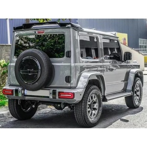 Car Modification Upgrade AMG G63 Body Kit Front Rear Bumper Lip Side Skirt <b>Engine</b> <b>Hood</b> Grille Suitable for Suzuki Jimny - Product Image 5