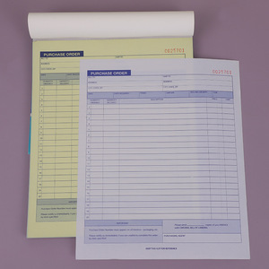 Carnet <span class=keywords><strong>de</strong></span> reçus personnalisé pour petites entreprises, 2 feuillets, en papier couché autocopiant, avec pochette et impression par transfert - Product Image 4