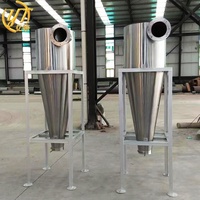 Système de filtration d'air industriel compact, mini-collecteur de poussière cyclonique en acier inoxydable pour petites ateliers, idéal pour la caféterie, neuf