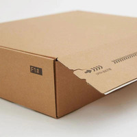 Usine Zipper Carton Facile à Déchirer Zipper Express Carton Produit Emballage Boîte D'expédition E-commerce Ondulé Mailer Boîte
