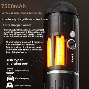 Nestlé ý hoàn toàn tự động viên nang Máy pha cà phê xách tay 2-trong-1 sưởi ấm không dây cho nhà xe mới ngoài trời điện - Product Image 1