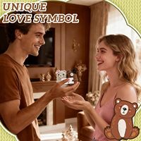 WenmthG Couple d'ours en crochet – Cadeau fait main en tricot et crochet pour les amoureux, mariage et fiançailles