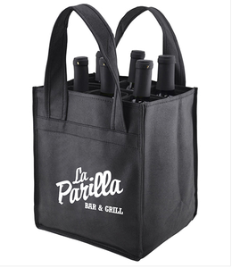 Thick Printed logo Custom Non Woven <strong>Wine</strong> <strong>Bag</strong> - Product Image 1