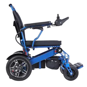 리튬 건전지를 가진 새로운 foldable 전기 휠체어 알루미늄 경량 힘 바퀴 의자